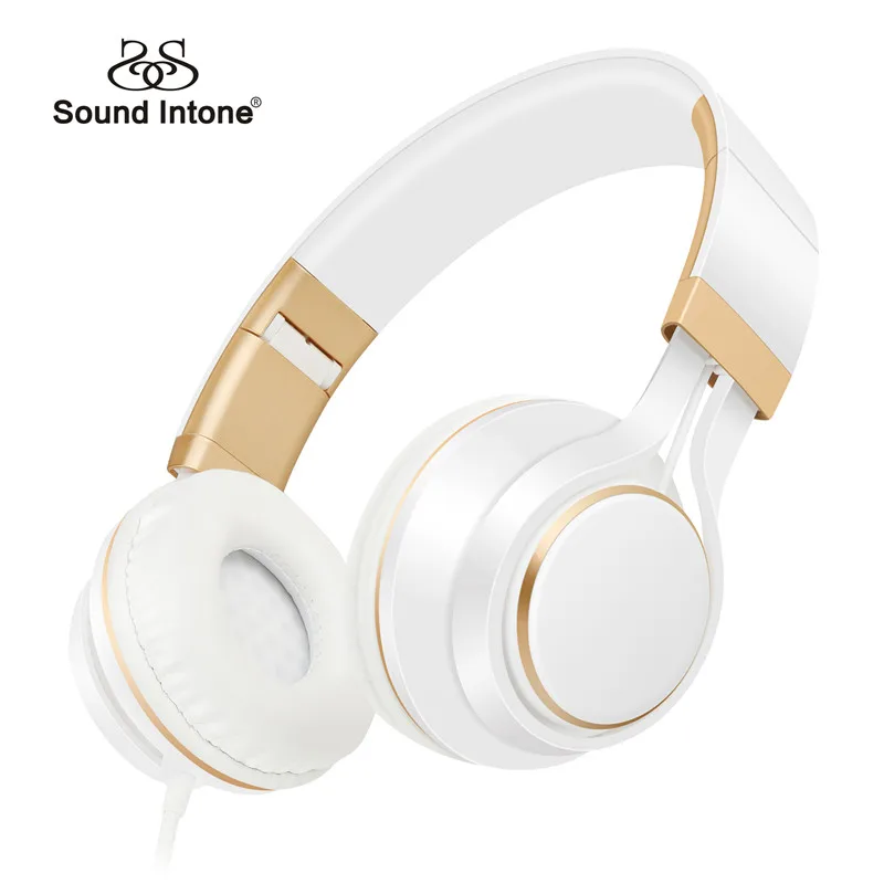 Sound Intone I58 Мода Сильный Бас Наушники с Микрофоном Складные Регулятором Громкости