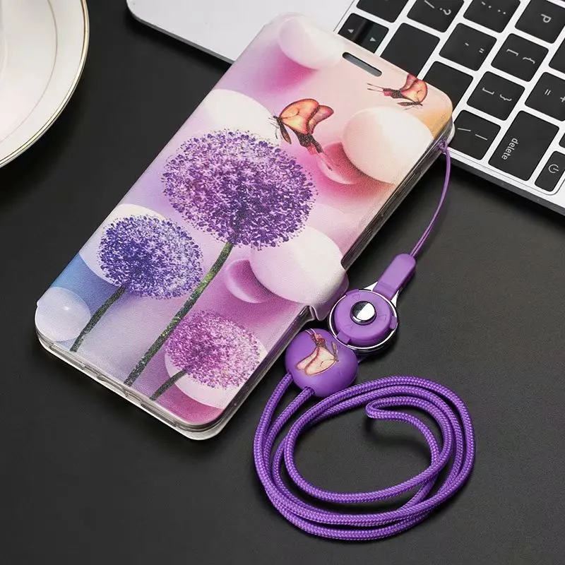 Для Xiaomi Redmi Note 7 6 5 Pro 6A милый кожаный чехол с откидной крышкой и подставкой F1 Mi 9 8 A2