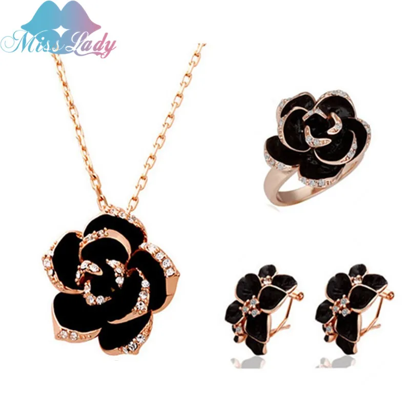 Miss Женский золотого цвета Кристалл винтажный цветок дешевый Африканский бисер