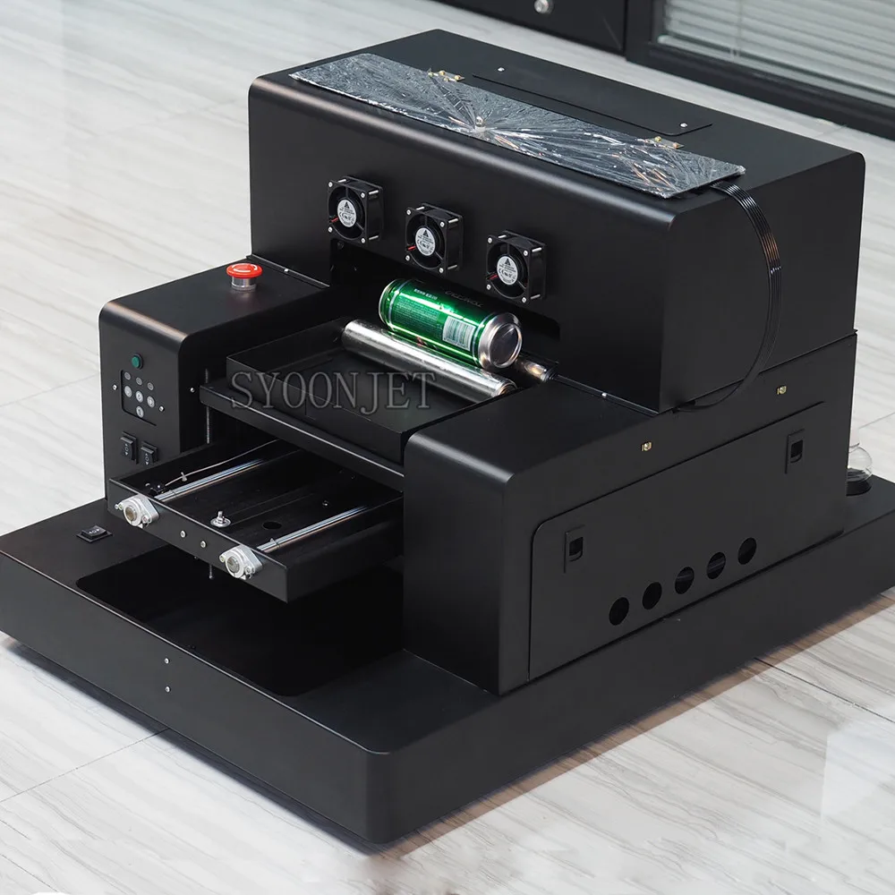 Завод автоматический A3 УФ светодиодный принтер с держателем бутылки для