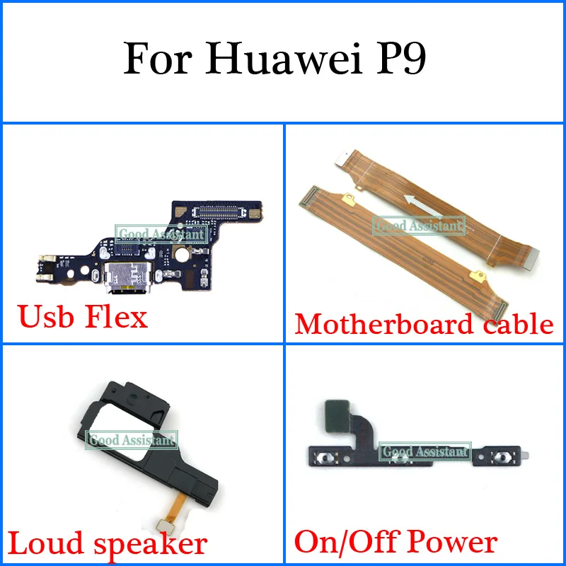 Для Huawei P9 EVA L09 L19 AL00 Usb гибкий кабель материнской платы громкий динамик