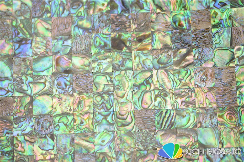 Новая Зеландия abalone paua shell бесшовная перламутровая мозаичная плитка для дома