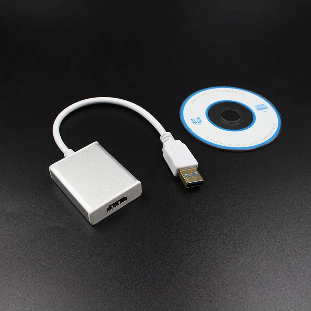 USB 3 0 к HDMI HD 1080P HDTV Аудио Видео адаптер конвертер кабель для Windows 7/8/10 PC @ JH |
