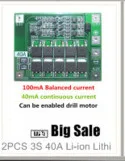 4S 40A Li-ion Lithium Battery 18650 Charger PCB BMS Protection Board For Drill Motor 14.8V 16.8V Lipo Cell Module