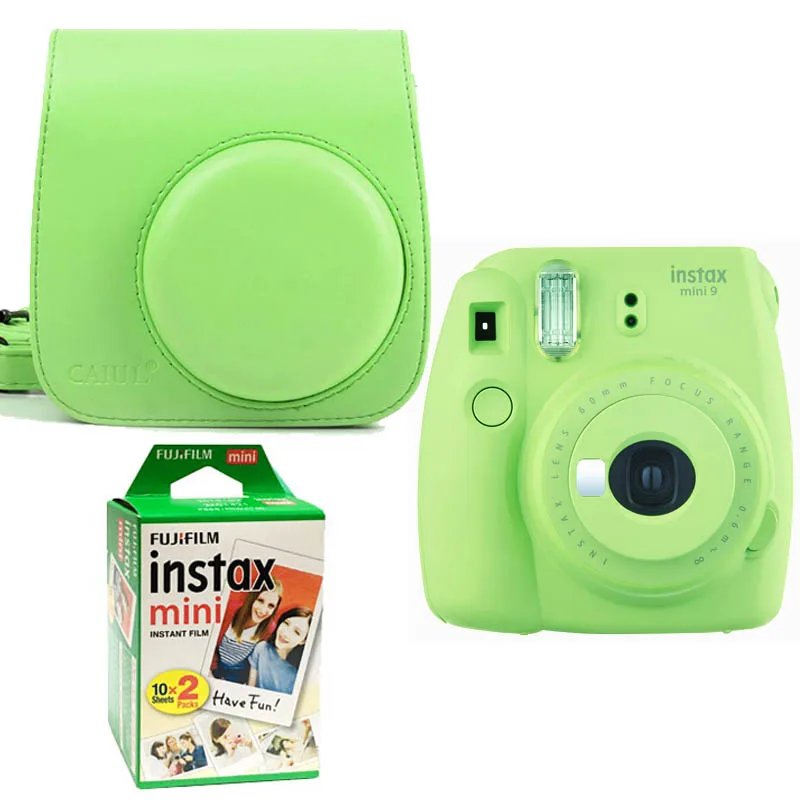 Цифровая Камера Fujifilm Instax Mini 9 мгновенная печать двойной пакет пленка фотобумага и