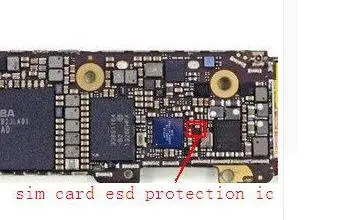 3 шт./лот оригинал новинка для iphone 5C U5_RF устройство чтения сим карт защита ic чип