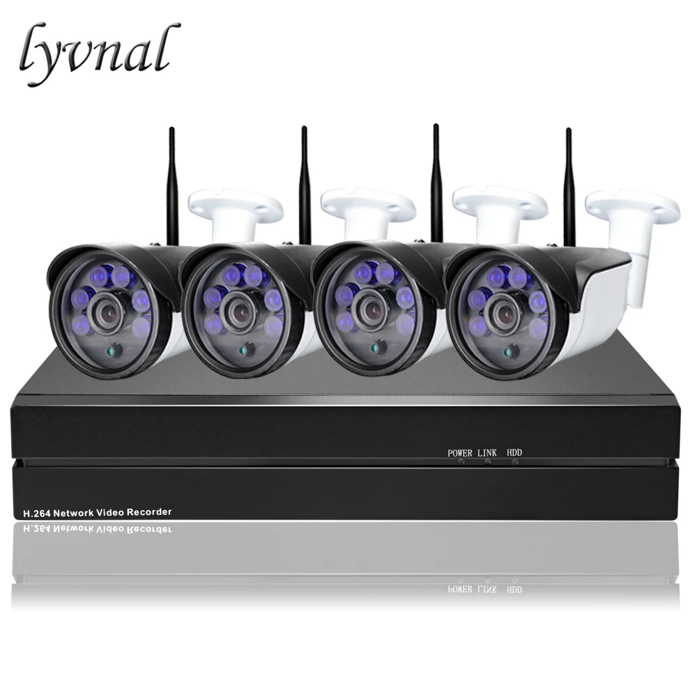 LYVNAL SONY323 Wi-Fi камера 1080p 4ch Wi-Fi система 8ch 5mp 2mp NVR kit p2p камера видеонаблюдения Onvif Беспроводной 8ch wi-fi-комплект