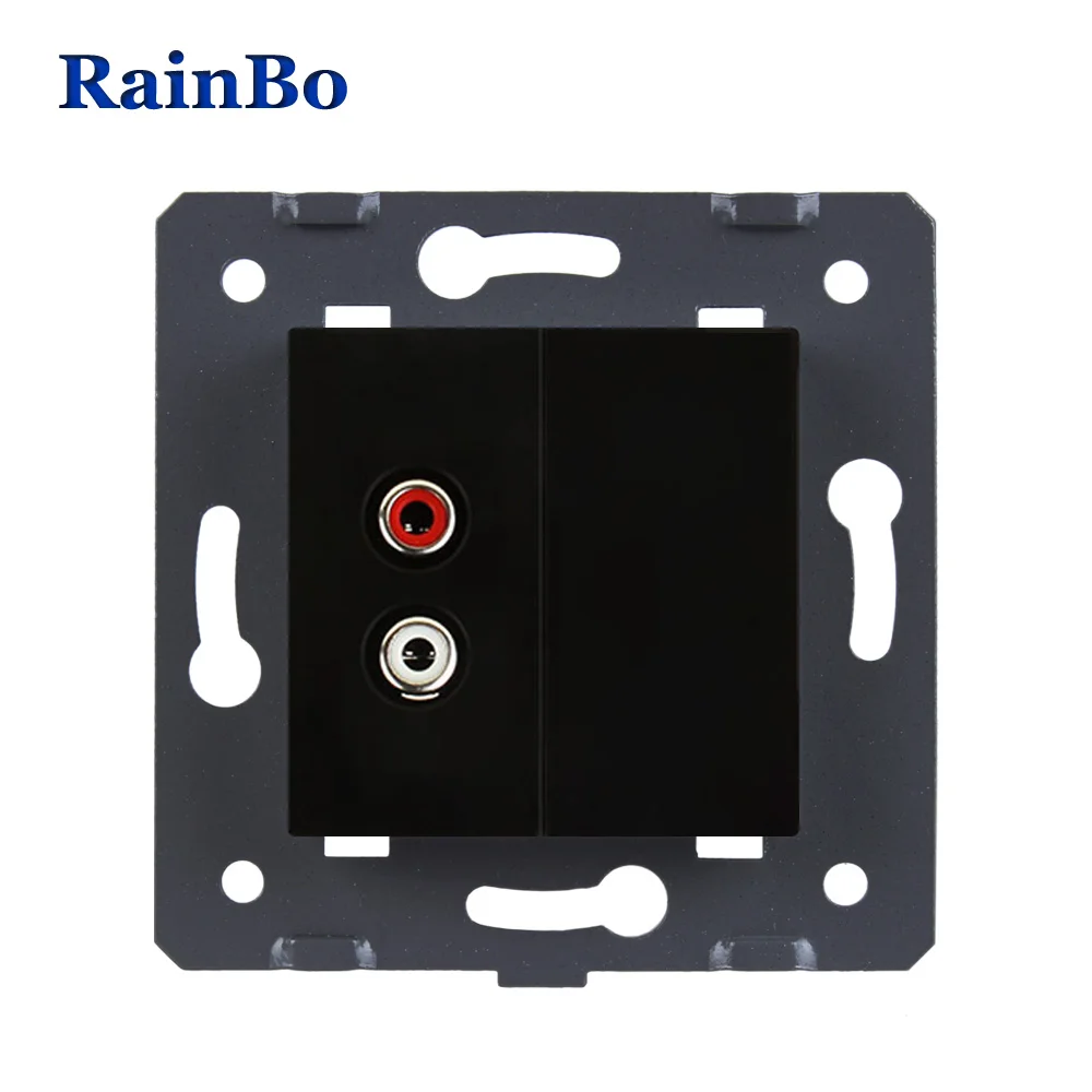 RainBo пластик-материалы DIY-аксессуар функция-ключ для-аудио-розетка стандарт