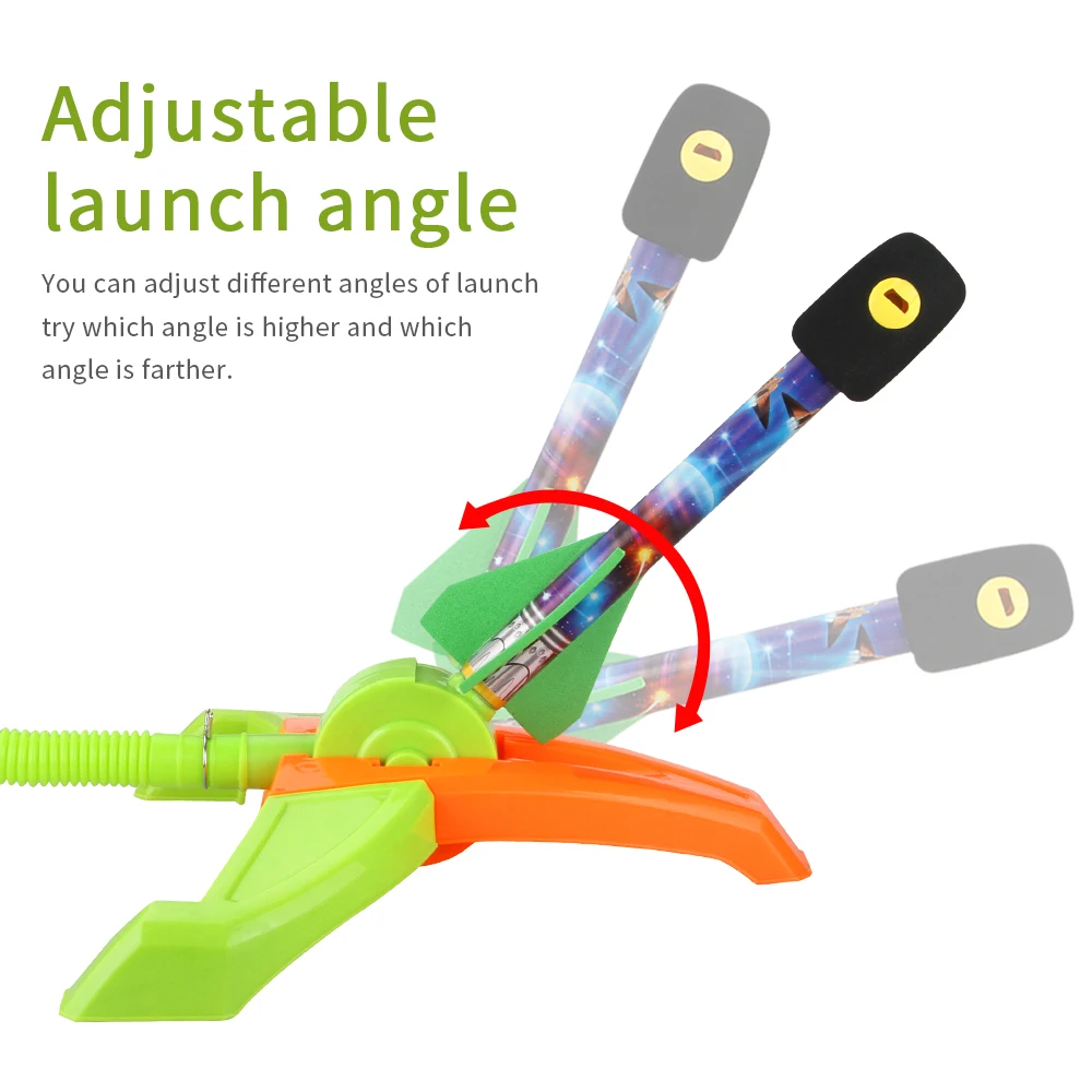 Jump Air Rocket Launcher Набор игрушечных ракетных пусковых комплектов модель ступенчатого