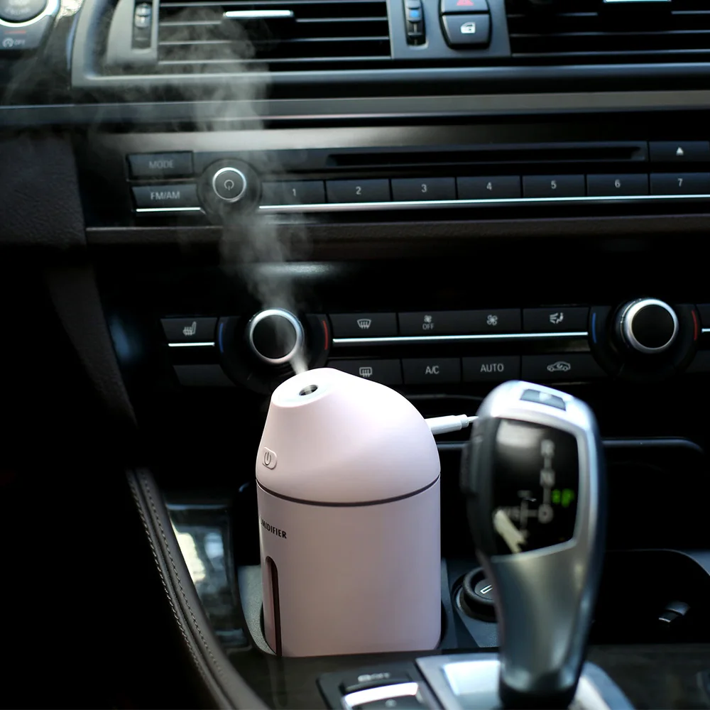 Mini Portable Car Humidifier Cute C9 LED Night Light Desktop Air Automatic Power Off Protection USB Diffuser Purifier | Бытовая техника