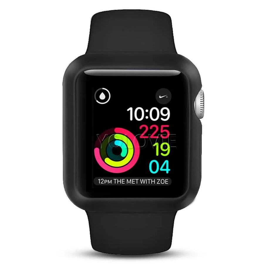 ТПУ цветной чехол для часов 38 мм 42 мм для iWatch Series 4 силиконовый защитный 44 мм бампер чехол для Apple Watch Series 3 2 1