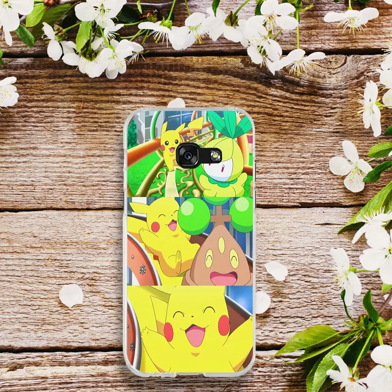 Pictute 12 Мультяшные Покемоны Пикачу Go PokeBall Мягкий мобильный чехол для телефона для Samsung Galaxy A3 A5 A7 J1 J2 J3 J4 J6 J5 J7 J8 - Цвет: Pictute 12