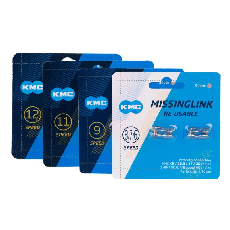 KMC 1 пара велосипедных цепей MissingLink для 8 9 10 11 12 скоростных мейнфреймов систем