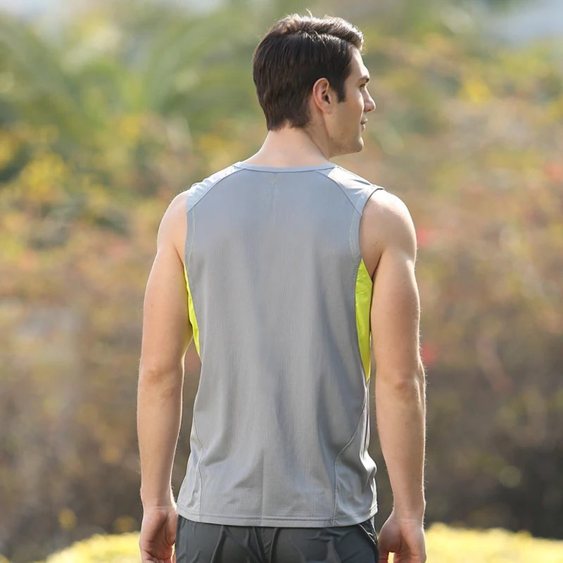 Новое поступление мужская спортивная рубашка без рукавов для фитнеса жилеты