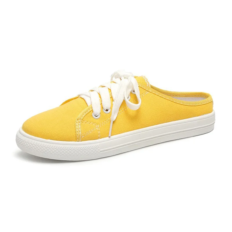 CUZULLAA Women Candy Color Casual Shoes Fashion Sneakers 2019 Female Breathable Shallow Rubber Sole Sports Size 35-40 | Обувь