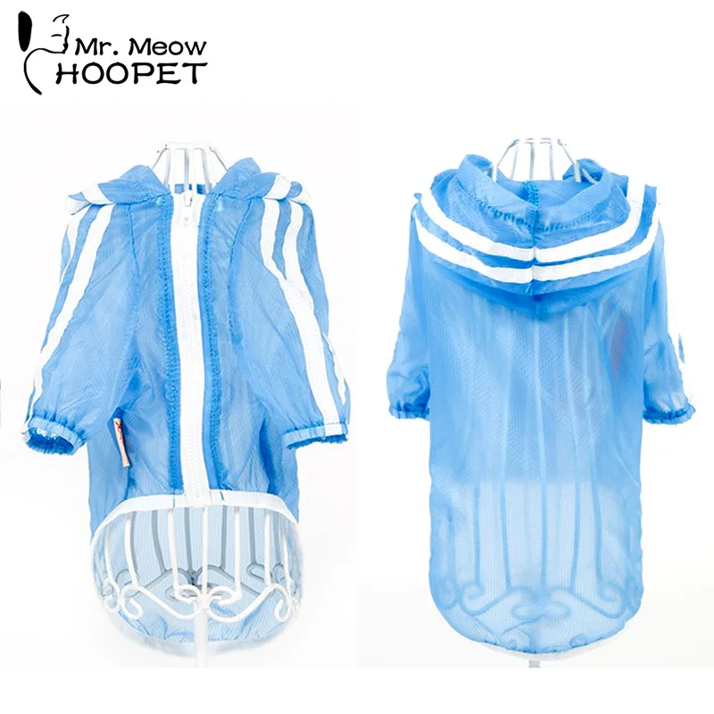 

Hot Pet UV Clothing Sun Protection Dog Jacket Quick Dry Slim-Fit Waterproof Thin Transparent Cat Puppy Hoodie Coat