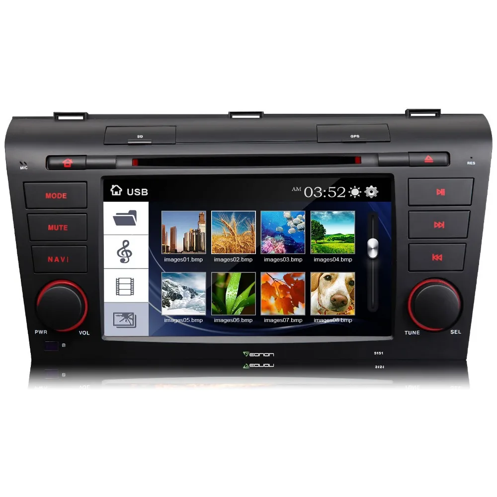 7 "Специальный автомобиль DVD GPS Sat Nav стерео головное устройство для Mazda 3 2004/2005/2006/
