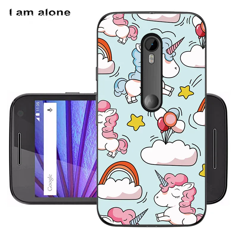 Soft TPU HH75 Чехлы для телефонов I am alone, для Motorola Moto G3, 5,0 дюймов, мягкий ТПУ чехол для мобильного телефона, милая сумка для Motorola Moto G3 - Цвет: Soft TPU HH75