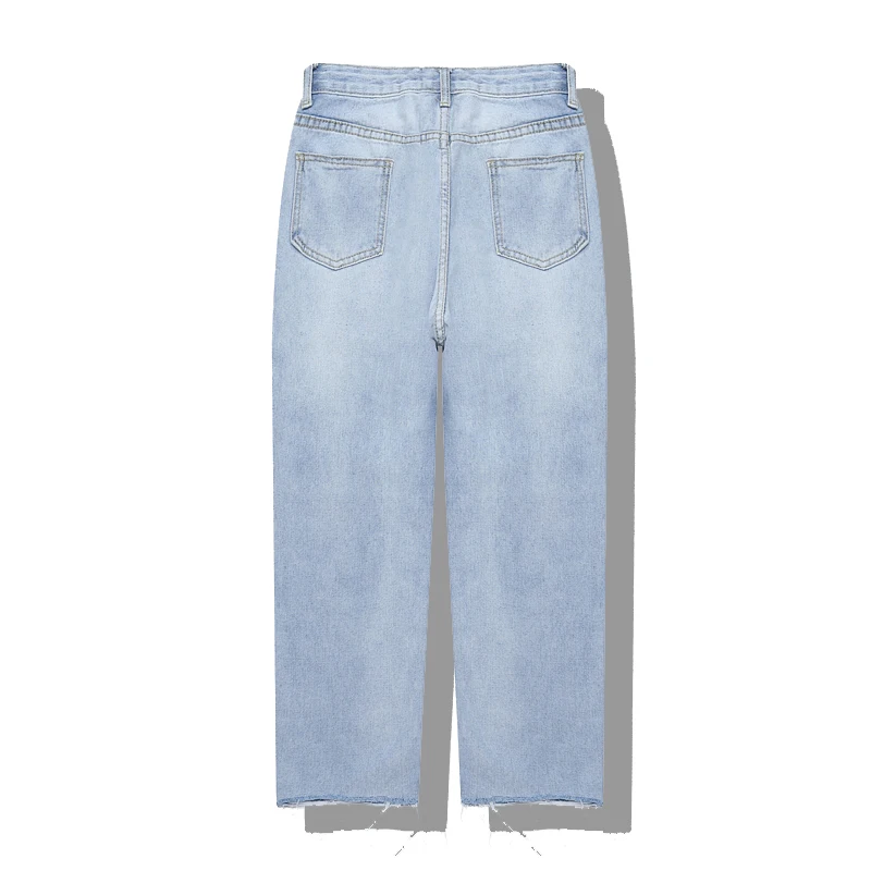2019 новые модные женские джинсы весенние корейские свободные джинсовые брюки| |