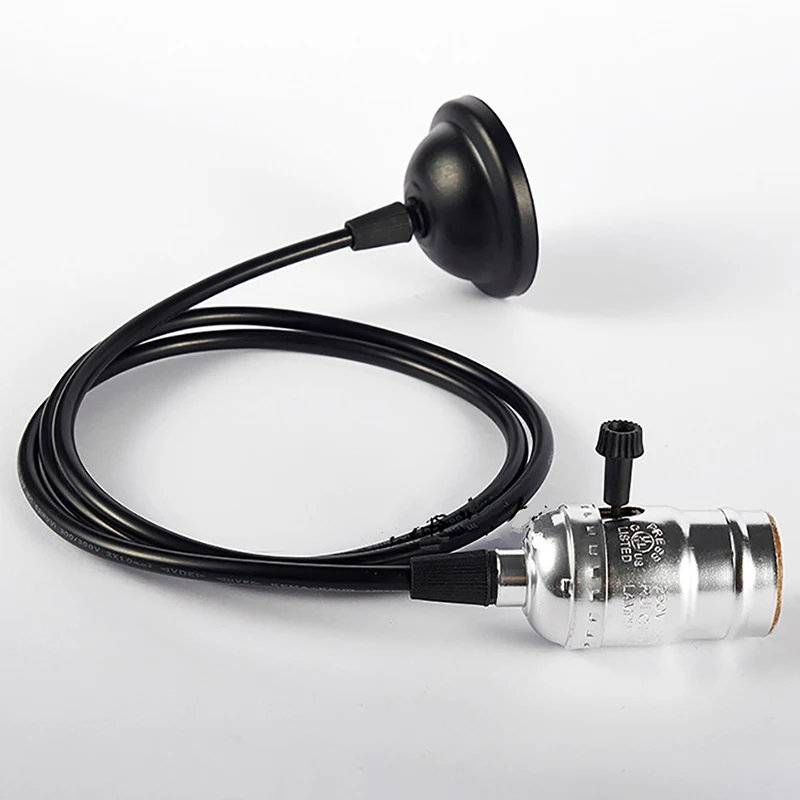 Подвесной светильник в стиле ретро разъем E27 держатель лампы Гибкий удлинитель