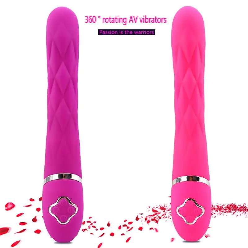10 скоростей G Spot вибратор вращающийся электрический usb массажер перезаряжаемый