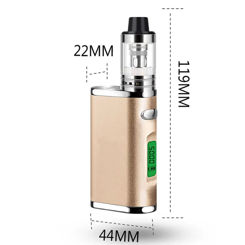 Электронная сигарета 80 Вт мод бокс набор встроенный аккумулятор 2000 мАч 3 мл Бак