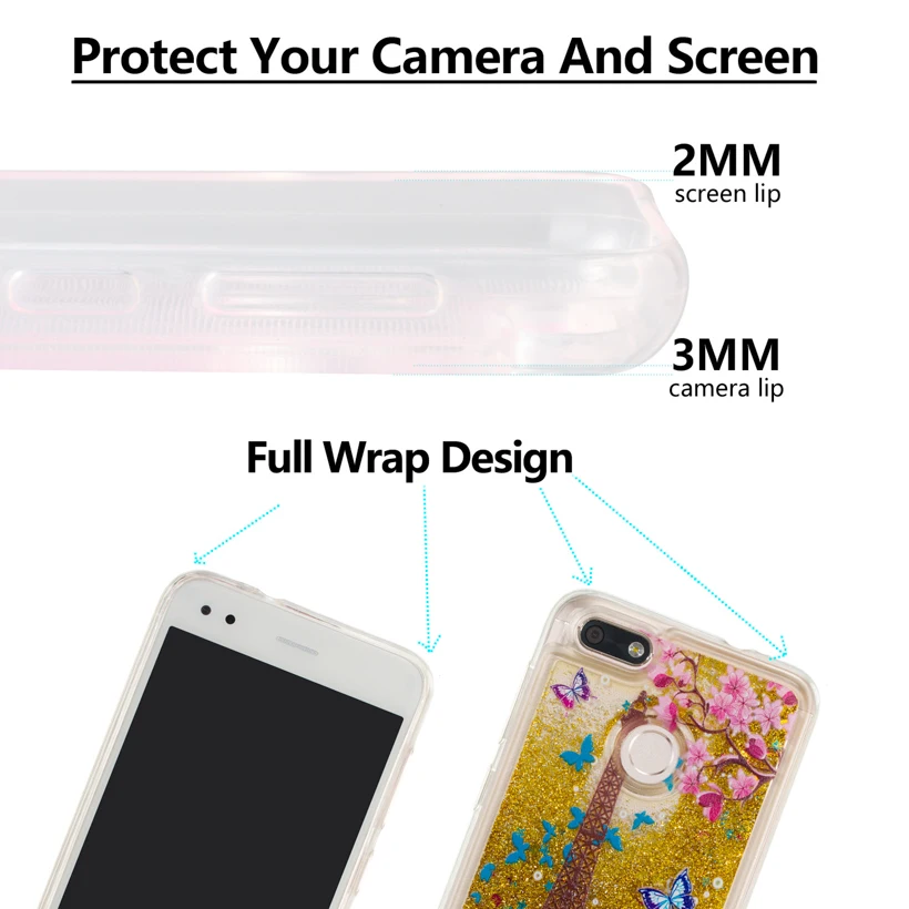 Soaptree чехол для телефона для huawei Nova Lite Y6 Pro P9 lite mini Enjoy 7 5,0 дюймов Блестящий жидкий Мягкий ТПУ чехол