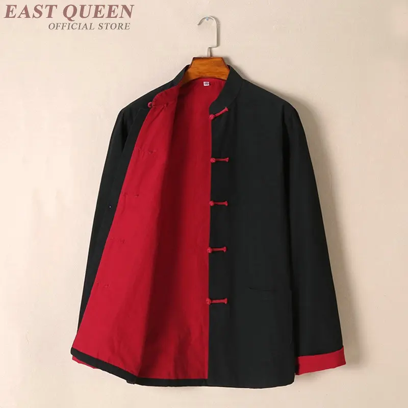 

Traditional chinese clothing for men male Chinese winter bomber jacket for men wushu kung fu outfit winter coat men KK2103