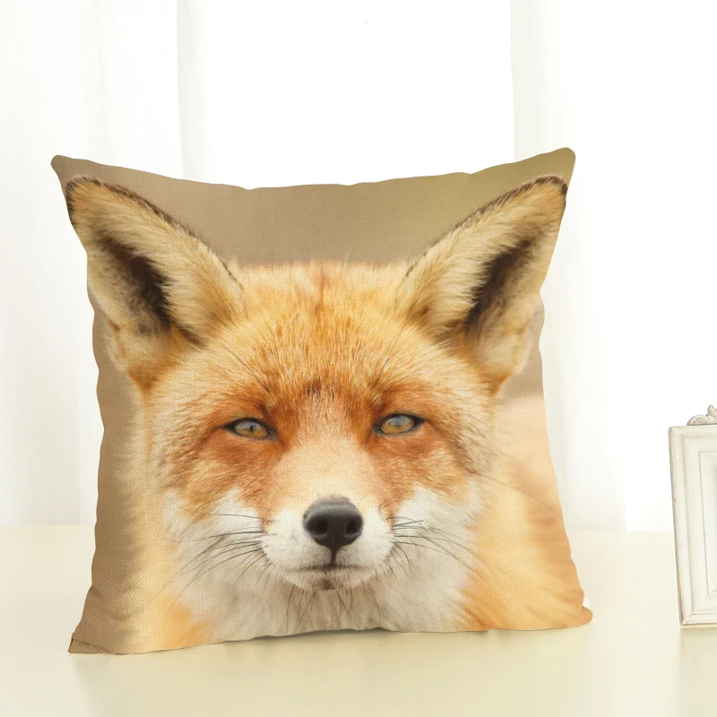 Декоративная подушка в виде лисы 45*45 см|home decor cushions|decorative cushionsthrow pillows |