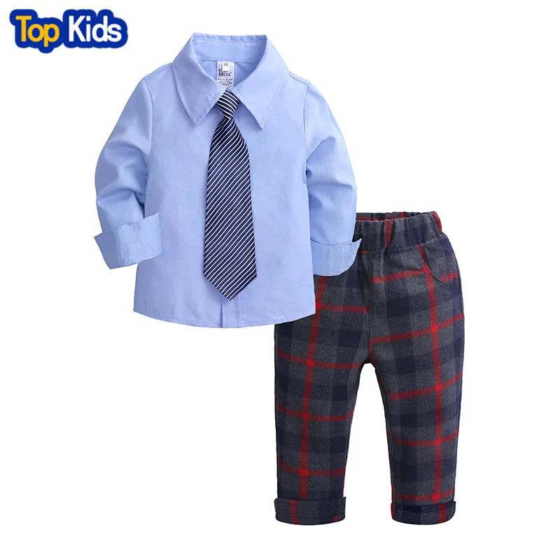 Children Clothing Set 2018 Autumn Boys Clothes Tshirt+Pants 2pcs Outfit Toddler Kids Suit For 2-7 T BB473 | Детская одежда и обувь