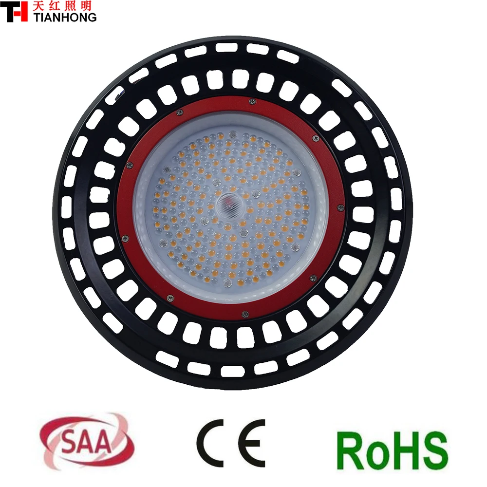 SAA CE ROHS PSE IP65 LED high bay light 130lm/w 5 лет гарантии UFO led warehouse 100w Lumileds 3030 leds|led light|high lighthigh |