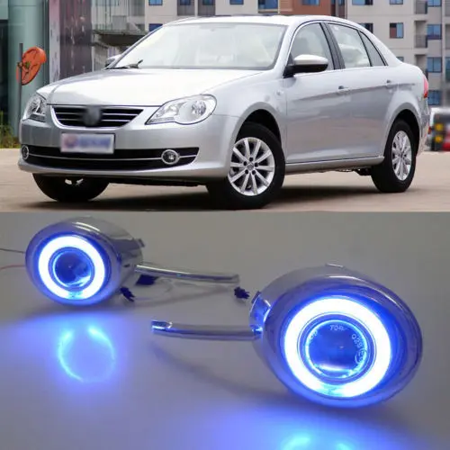 Ownsun Инновационные супер COB Туман светильник Смарт Ангел глаз Тип для Volkswagen Jetta