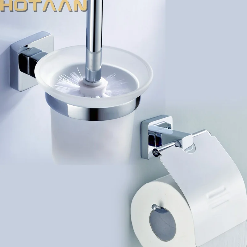 

Free shipping,Stainless Steel Bathroom Accessories Set,Paper Holder toilet brush holder,bathroom sets,YT-10700-2