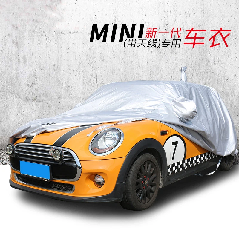 Новинка солнцезащитный и пылезащитный автомобильный чехол для Mini Cooper из ткани с