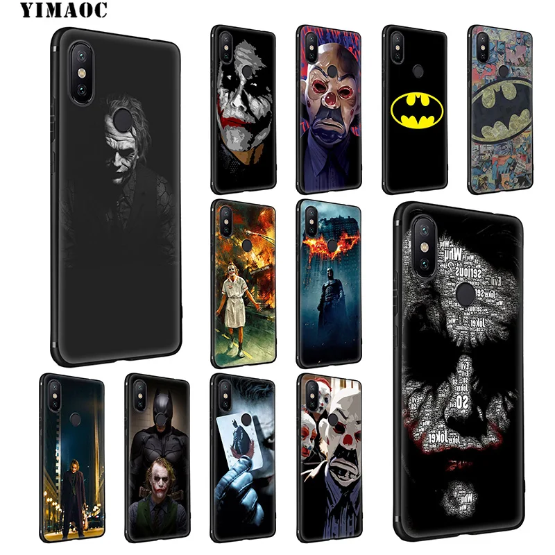 YIMAOC Бэтмен Темный рыцарь мягкий чехол для Xiaomi mi 9T 9 8 Se 6 MAX 3 A1 A2 Lite CC9E CC9 6X 5X POCOPHONE F1 |