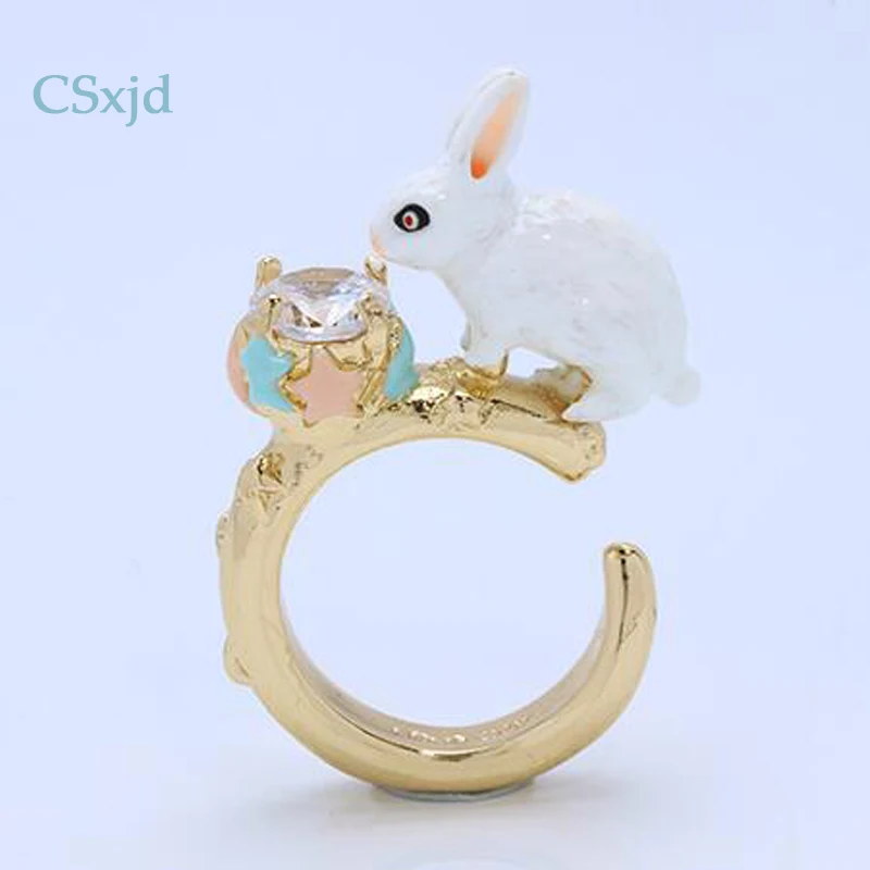 CSxjd новый продукт распродажа роскошное модное кольцо милый маленький белый
