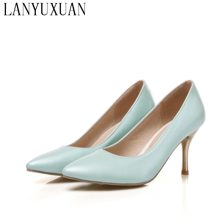 

2017 New Women Shoes High Heel Zapatos Mujer Tacon Sapato Feminino Big Size 34- 47 Ladies Lady Shoes High Heel Women Pumps 7-9