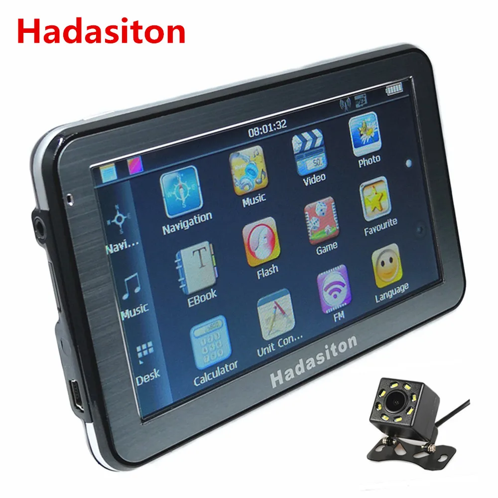 Car GPS Navigation Sat nav 5 inch touch screen 128M/8G Optional Bluetooth AV-IN&ampWireless rearview camera |