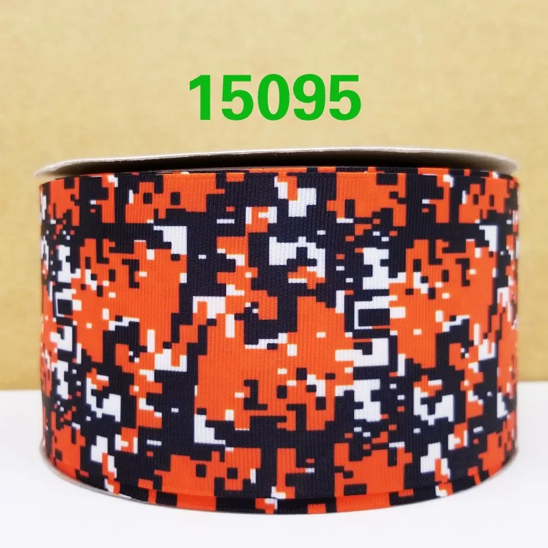 50 ярдов мультфильм напечатанный grosgrain ленты 15093 - Цвет: 15095