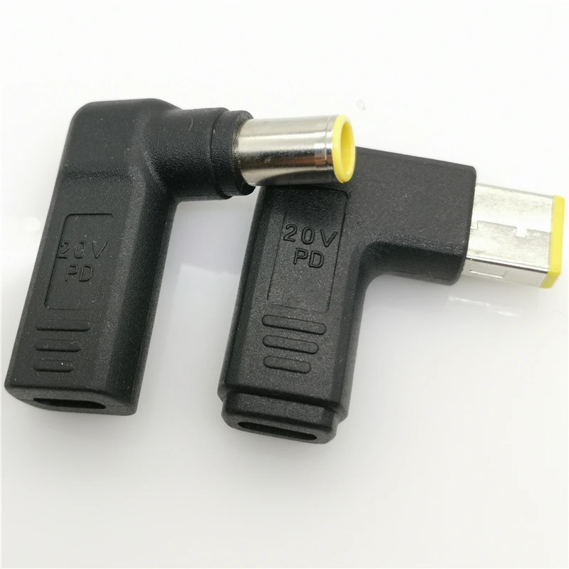 Зарядное устройство для ноутбука адаптер конвертер usb type C Женский Dc разъем питания до 7,4*5,0 мм 4,5*3,0 мм 5,5*2,5 мм для lenovo Asus адаптер для ноутбука