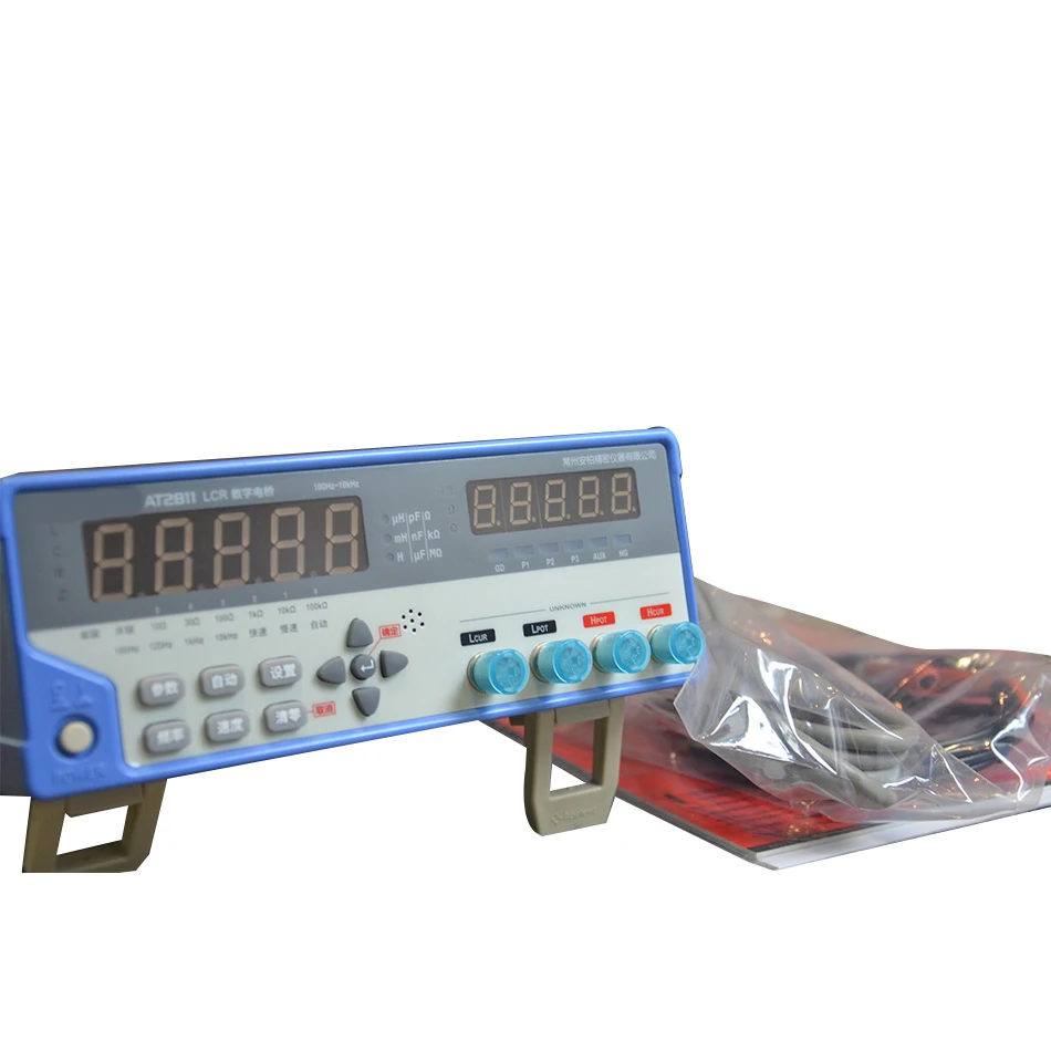 

Precision Digital LCR Meter AT2811 Frequency 100Hz 120Hz 1kHz 10kHz LCR Digital Bridge