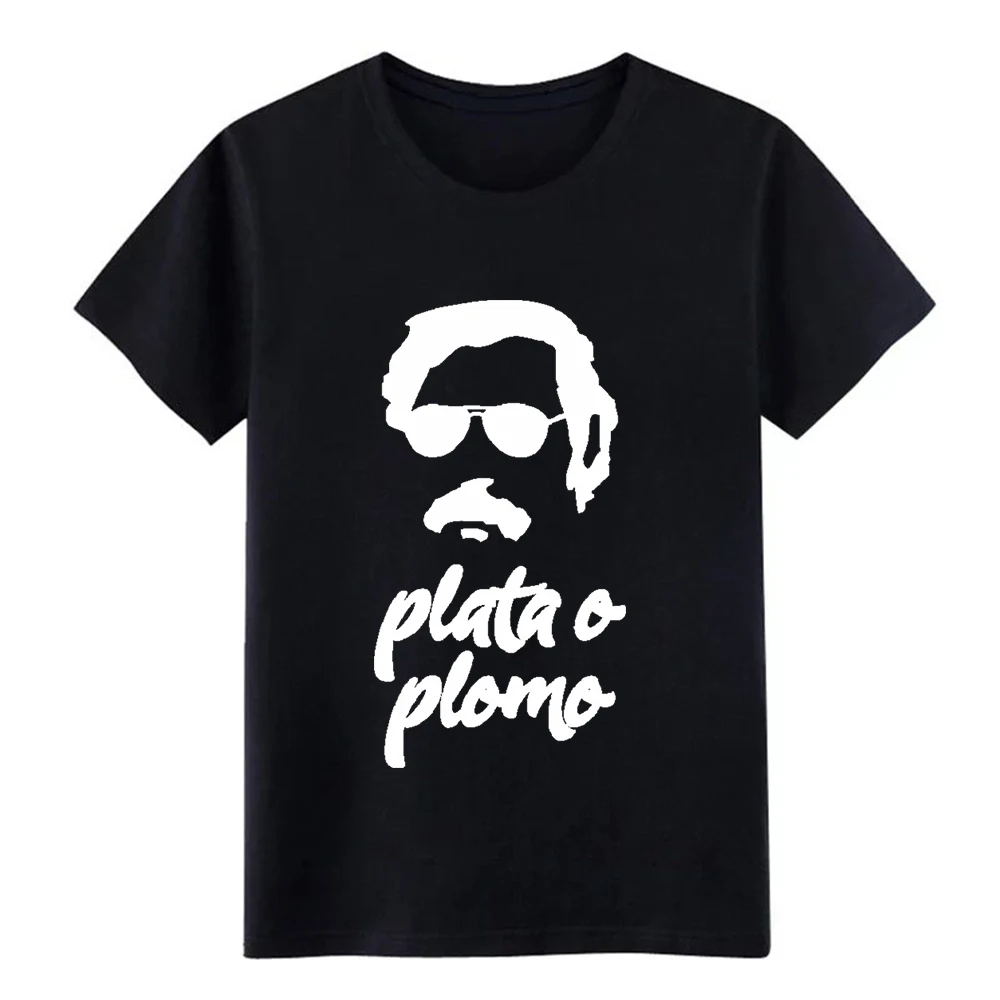 Pablo escobar plata o plomo футболка для мужчин дизайнерская S XXXL Мужская крутая на