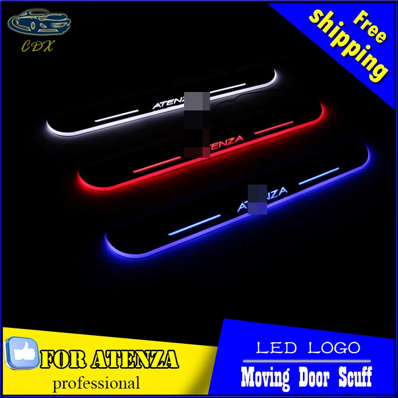 Автомобильный Стайлинг светодиодный накладка на дверь для Mazda 6 ATENZA 2014 2015 дверная