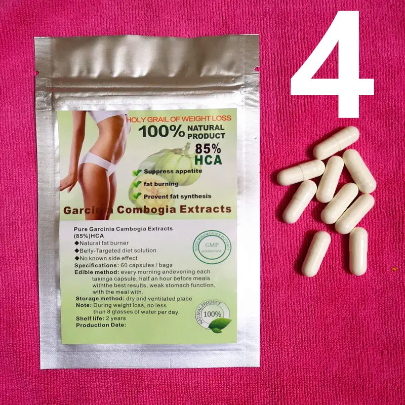 4 packs 240 pcs 4 упаковки 240 шт Чистый экстракт гарцинии камбоджийской 85% HCA продукты для похудения диета для похудения продукт для женщин быстрая потеря веса - Цвет: 4 packs 240 pcs
