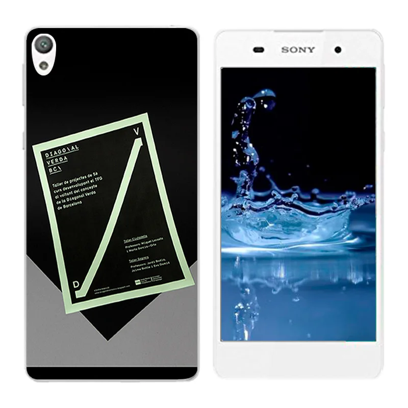 Мягкий чехол из ТПУ для Sony E5 чехлы телефона с принтом Xperia 5 0 &quot Чехол E F3311 F3313 |