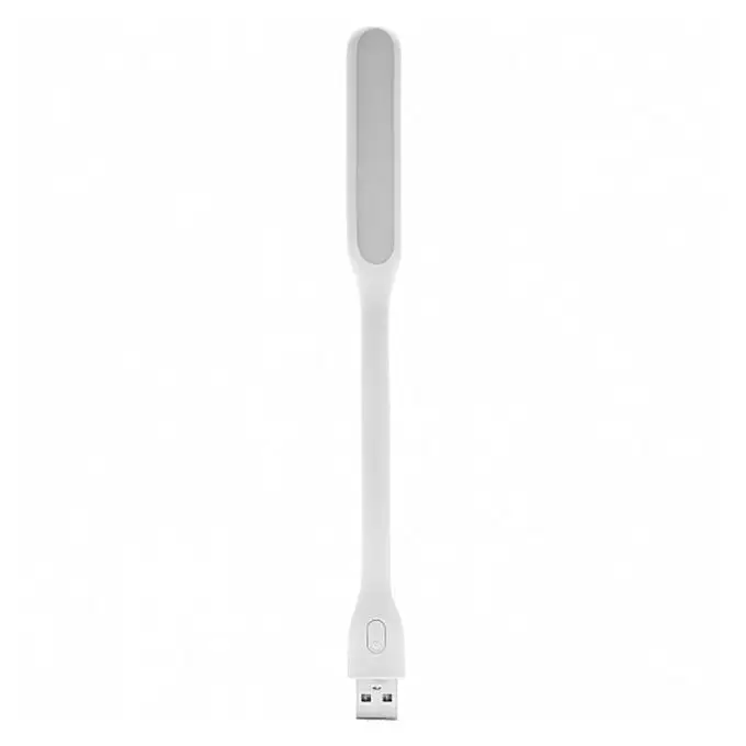 Белый Xiaomi USB Светодиодная лампа Xiaomi с USB для power Bank/comupter портативный Блестящий светодиодный светильник с переключателем - Цвет: Белый