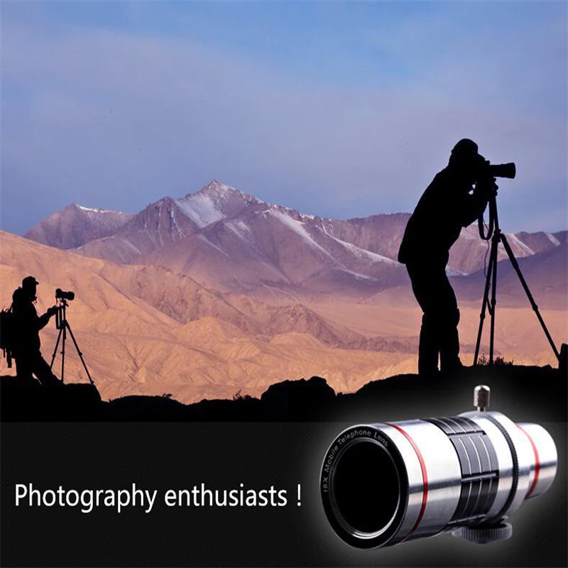 2017 Универсальный клипы 18X оптический телескоп объектива Объективы для фотокамер