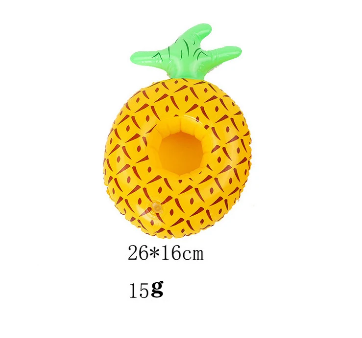 pineapple 8 видов мини-летних плавающих стаканчиков для бассейна, плавательные кольца, водные игрушки, вечерние лодки для напитков, детские игрушки для бассейна, надувные держатели для напитков - Цвет: pineapple