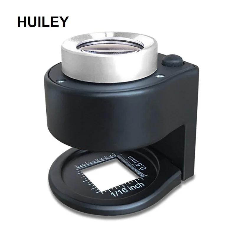 Светодиодный УФ тестер с подсветкой Лупа Оптическое стекло объектив карманный