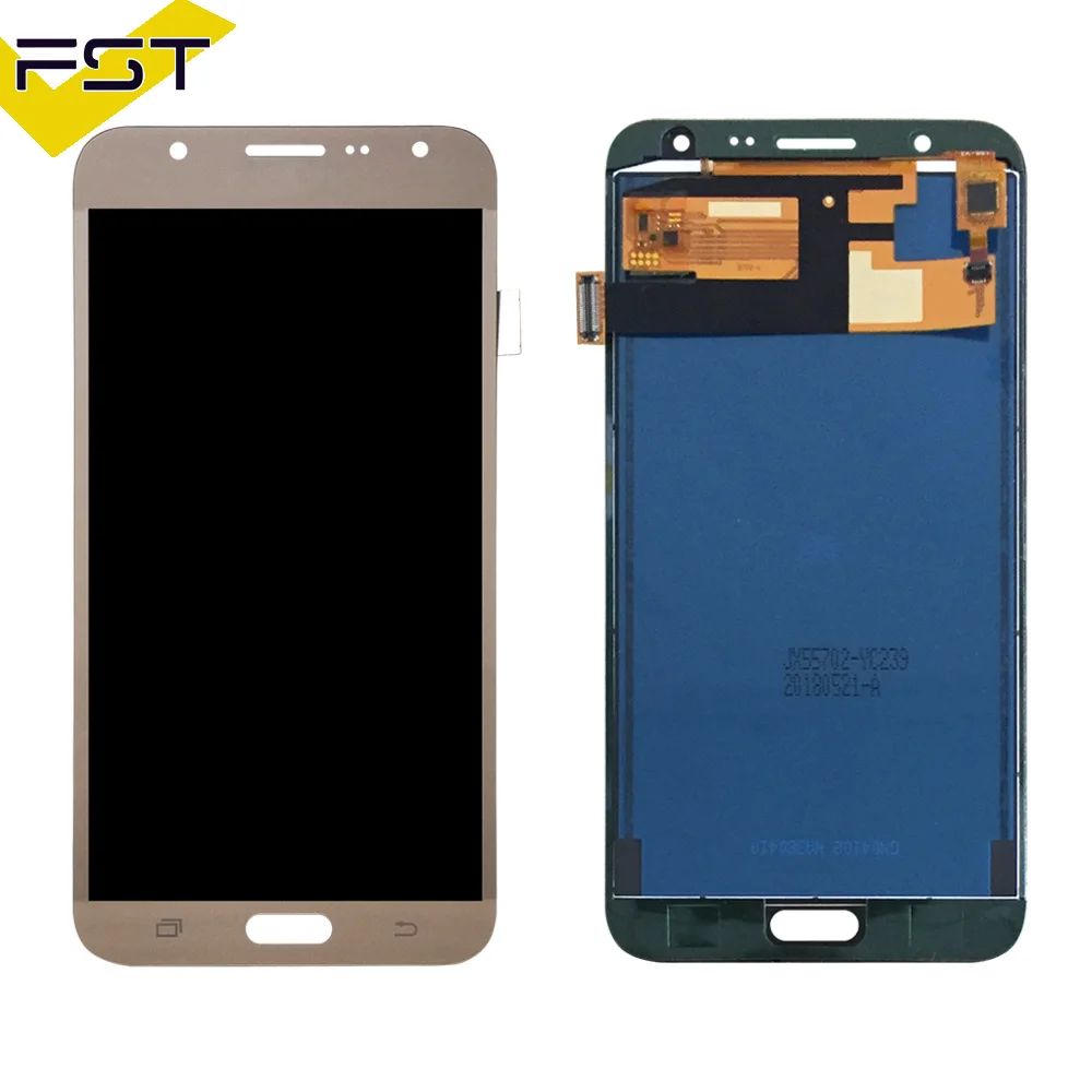 100% протестированный ЖК-дисплей с регулировкой яркости для Samsung Galaxy J7 2015 J700 J700F +